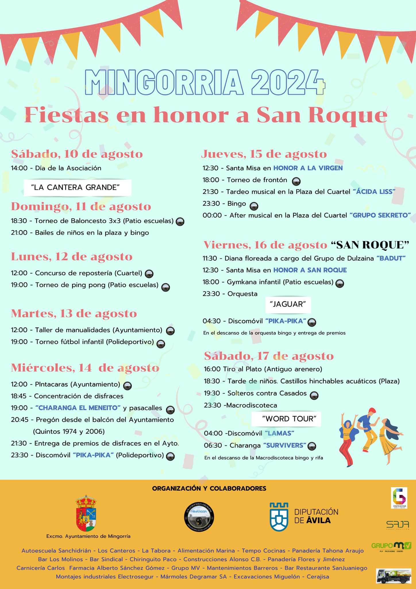 FIESTAS EN HONOR A SAN ROQUE 